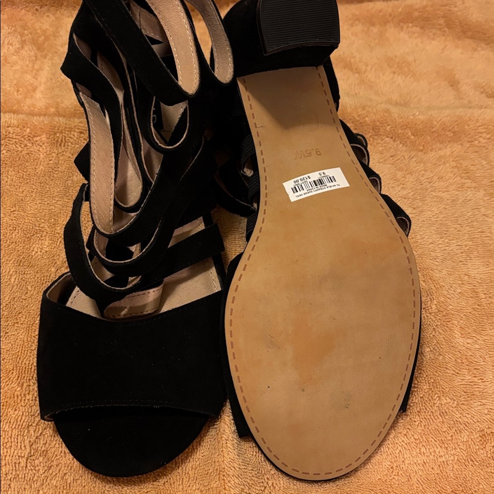 Torrid Elegant Black Strappy Women's Shoes - 9.5 W - Picture 4 of 12